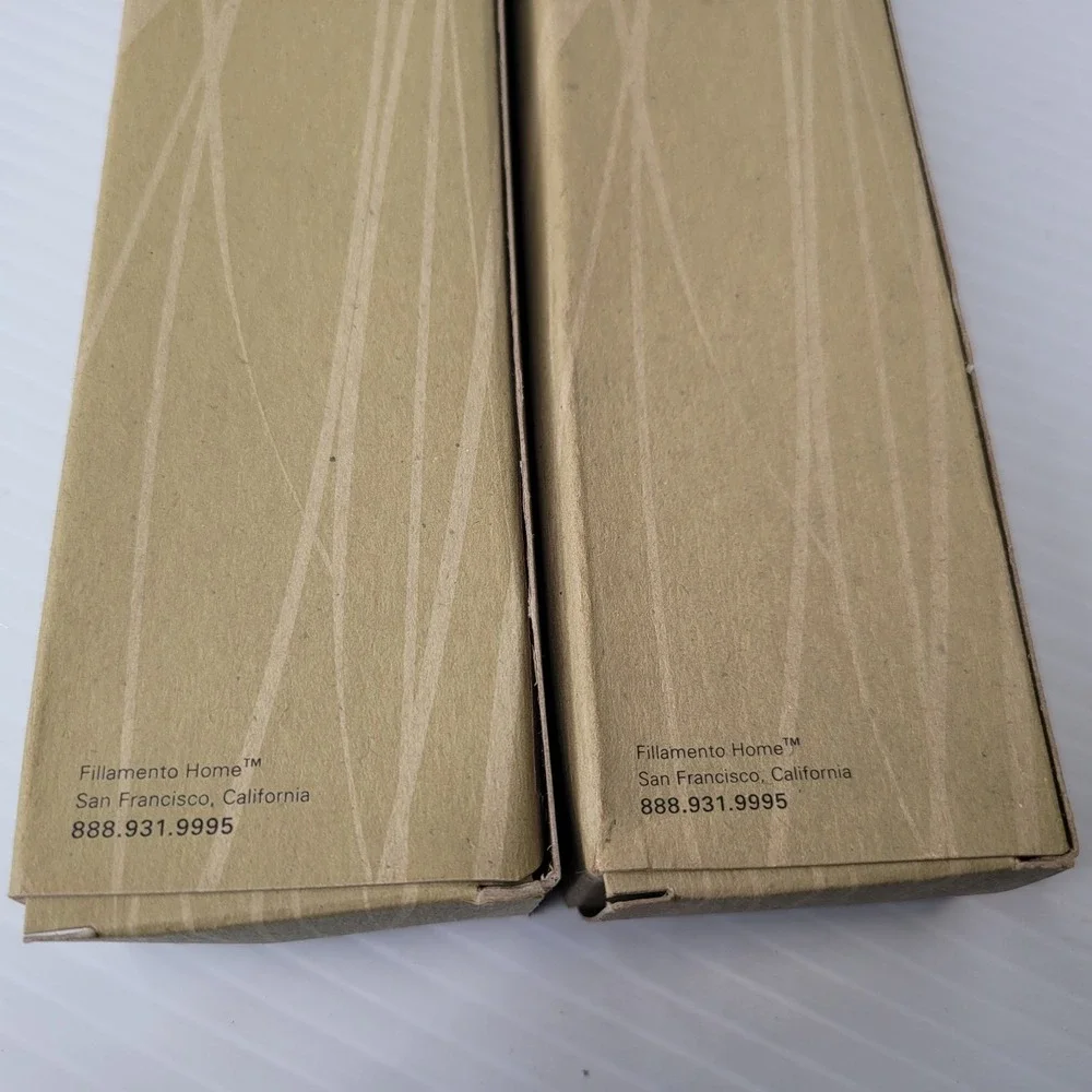 4 Fillamento Neiman Marcus 100% Beeswax Spring Green Bamboo Shaped Taper Candles